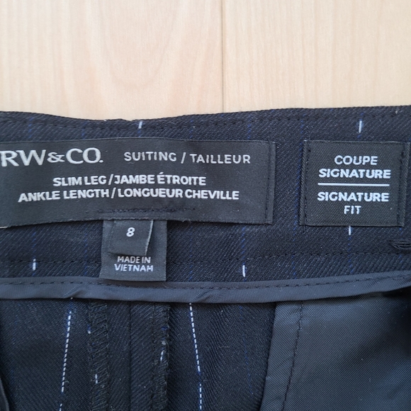 RW&CO nwot pinstripe trousers - Picture 2 of 3